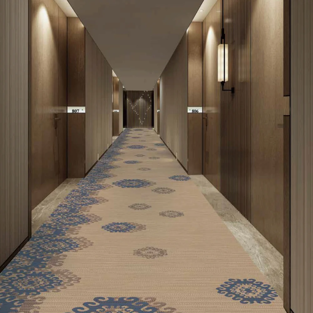 Factory Direct Customer Customized Hotel Carpet Machine Woven Luxury Design Casino Carpet