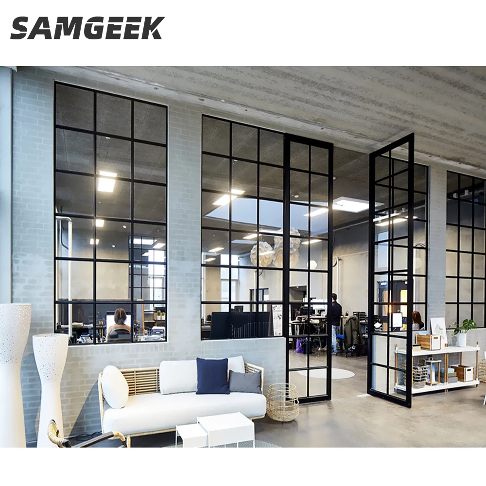 Premium Quality Modern Design Glass Wall Mobile Partition with Acoustic Certified Doors Office Furniture for Hall Application