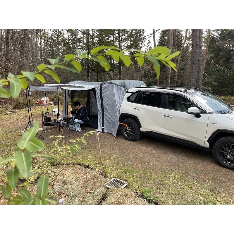 New Outdoor Camping Free Construction Travel Air Inflatable Car Rear Tent Can Be Customized Color Logo