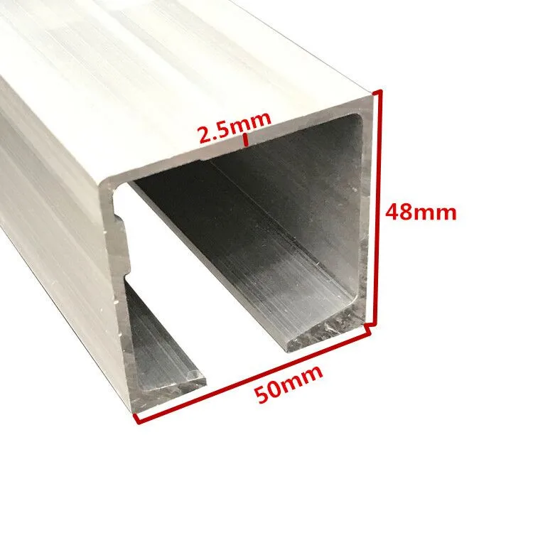 
Folding door universal hanging sliding aluminum track 