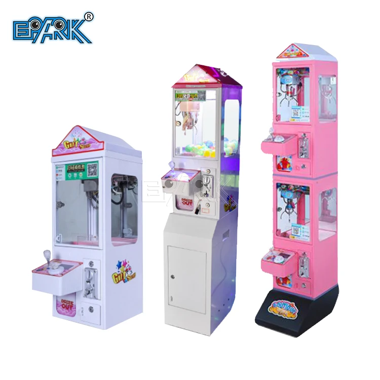 Small Plush Toy Claw Crane Machine Coin Operated Claw Machine Mini Table Top Gift Vending Machine For Sale
