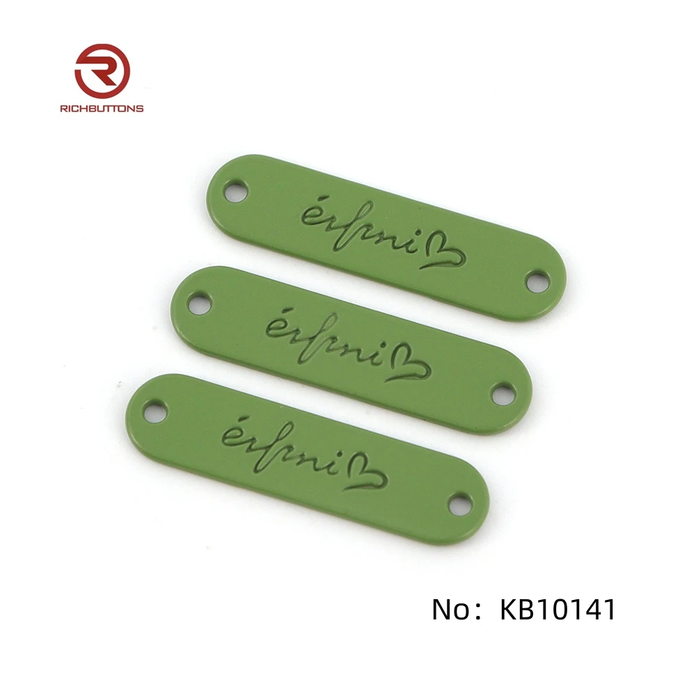 Factory Gold Engraved Brand Luggage Metal Name Plate Dog Collar Logo Tags Custom Metal Labels