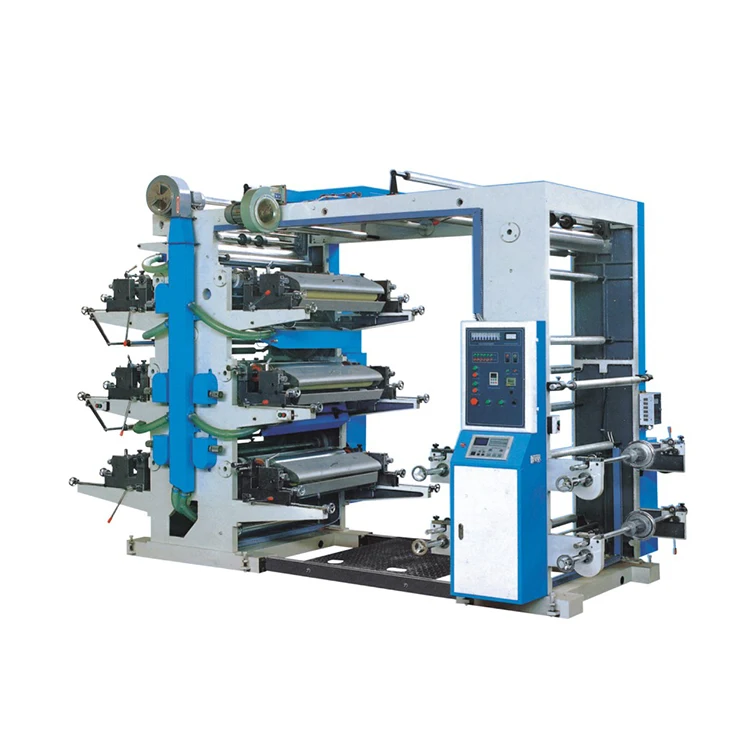 High quality paper 2 4 6 colour flexo printing machine price