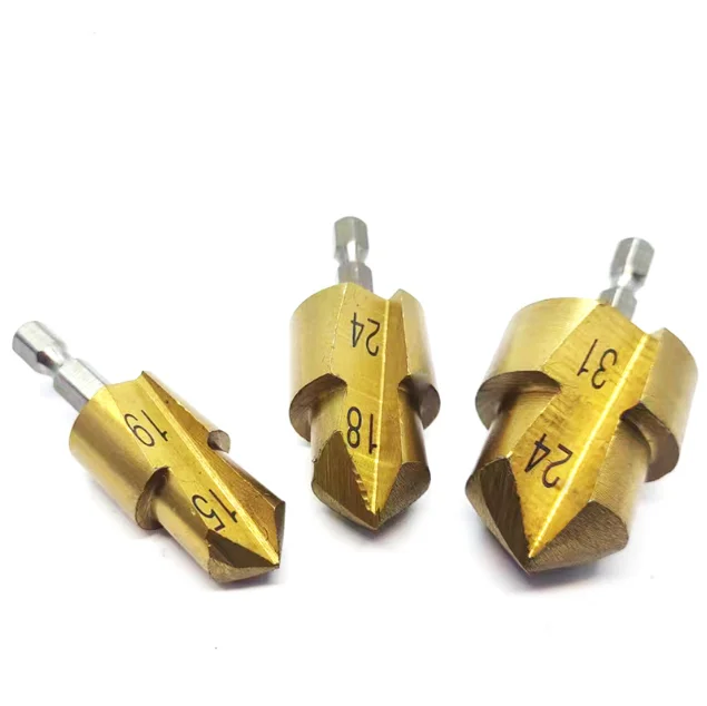 PPR Twisted Drill Bit with Hexagonal Shank 20/25/32 Step Drill for Plumber & Plumbing Multi-Layer Boring & Reaming Drill
