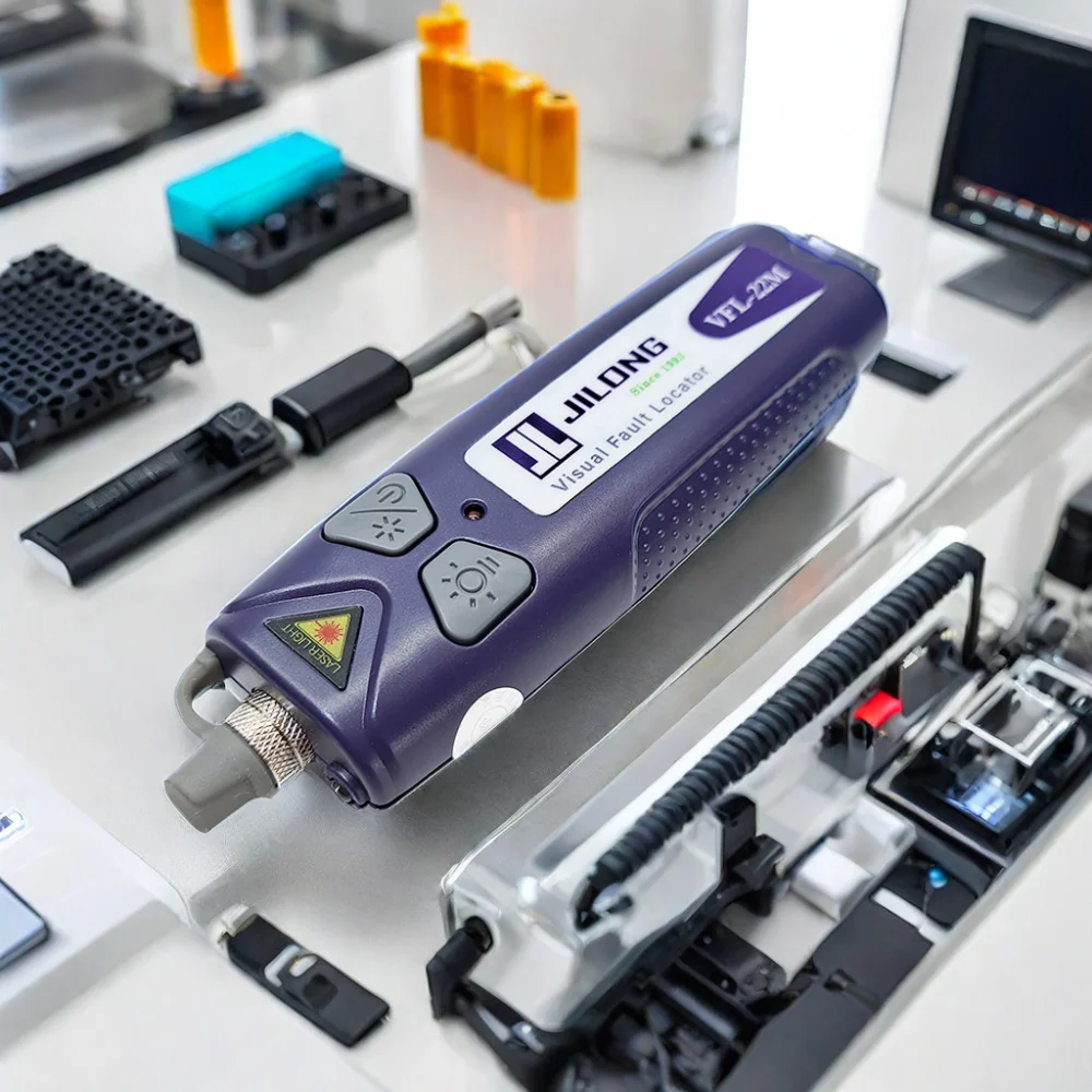 VFL JL Fiber Optic Cable Tester with WiFi Network 10mw 5-8km Visual Fault Locator Laser Pen for SC/FC/ST/LC Connections