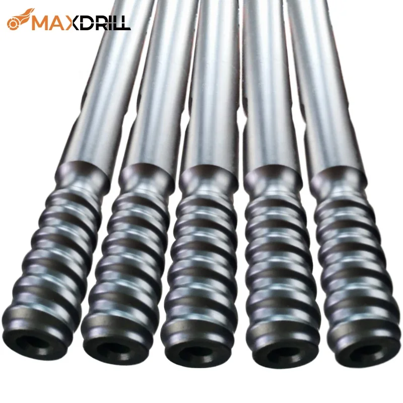Maxdrill  Performance R25 Length 250mm-4000mm Drill  Rod/ Extension Rod/ MM/MF Hex Rod for Drifting&Tunneling