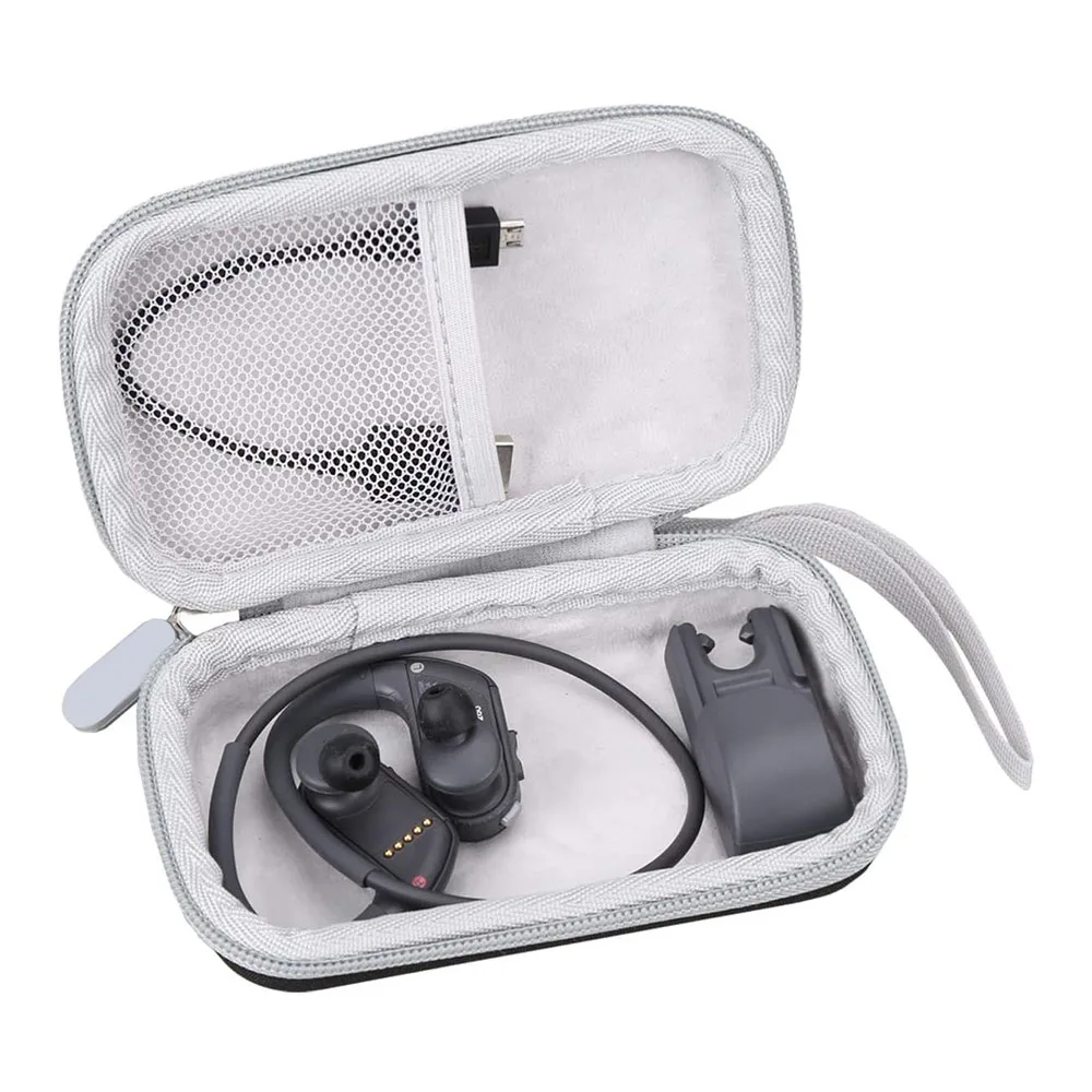Hard Travel Storage Case for Sony Walkman 4GB Headphone-Integrated NW-WS413 - Only Case