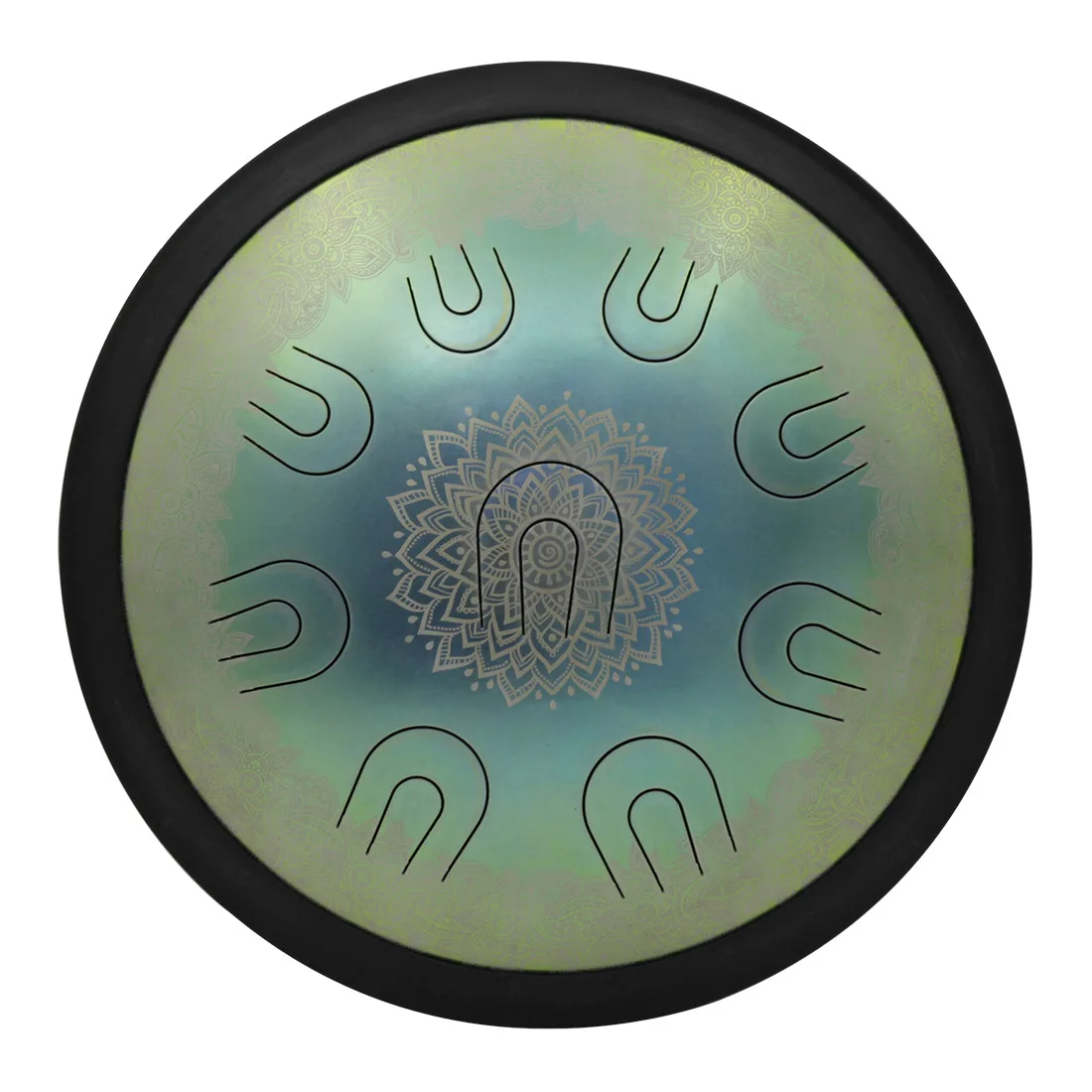 High-Grade Wholesale Stainless Steel Tongue Drum Major Color Percussion Instrument Portable Musical Drum Meditation