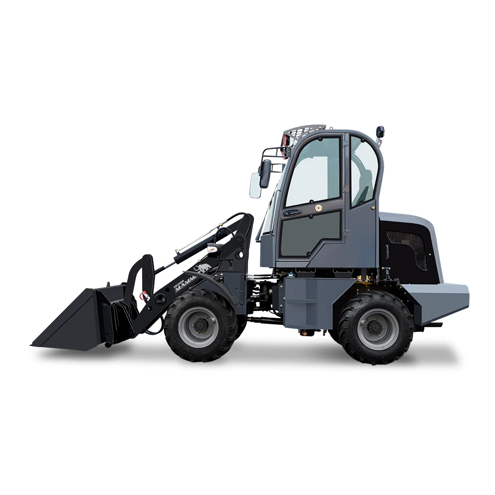 Ковшовый погрузчик WL12 мини электрический колесный 2205lbs EPA4 euro5 вариант двигателя с газонокосилкой