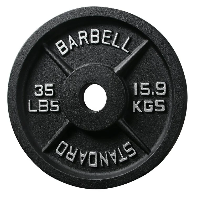 Wholesale Manufacture Gym Equipment Cast Iron Weight Plate Weight Lifting Barbell Weight Plates