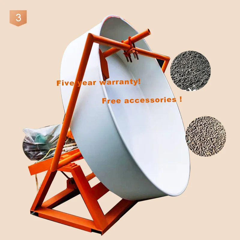 MS 1-2T/H Factory Price Iron Ore Pelletizer  Machine Pan Granulator For SaleDisk Bentonite Pan Fertilizer Granulator