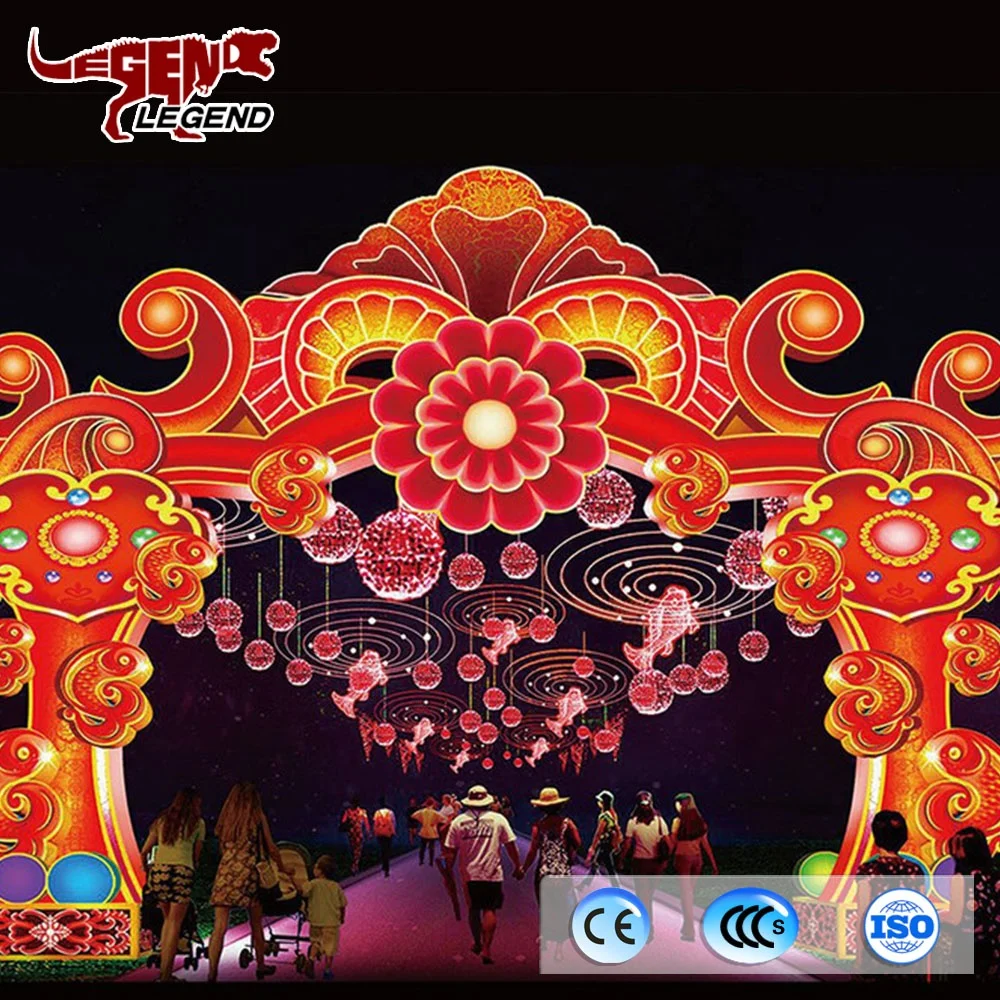 Фонарь фестиваль украшения арки двери фонарь для тематического парка