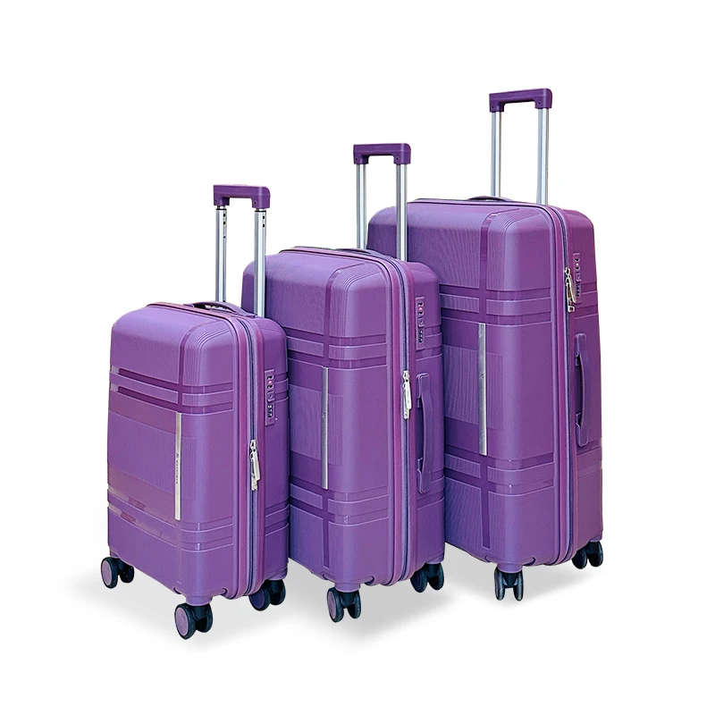 2024 Fashion factory wholesale hot sale travel PP luggage suitcases Supplier Custom trolley case