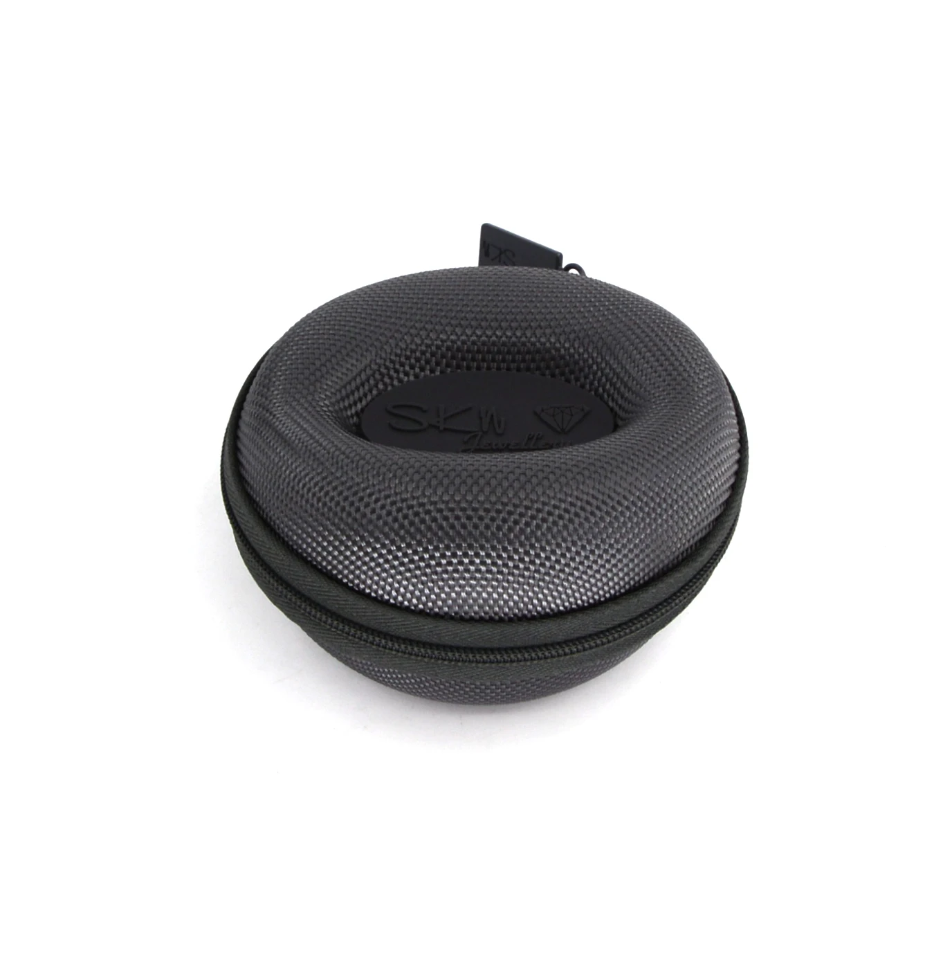 
Round Shape Watch Holder Durable Grey Watch EVA Case Bag Custom Badge Logo EVA Watch Box 