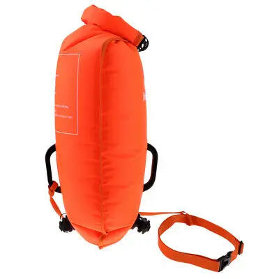 Safety Swimmer Dry Bag and Buoy for Open Water Swimming and Triathlon Tow float Swimming buoy