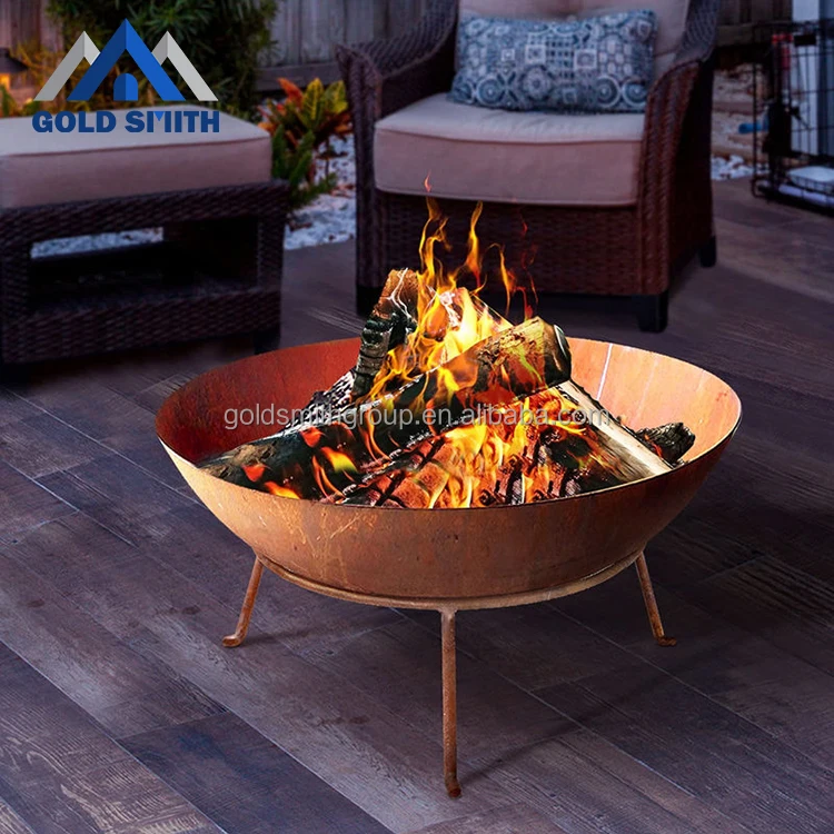 Китайский производитель, открытый домашний стальной камин, пожарный стол