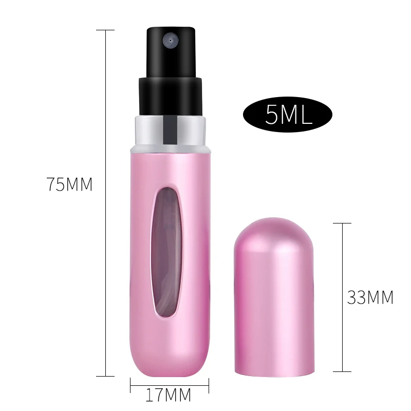 BinQi wholesale 5ml hot sell pocket refillable perfume bottles
