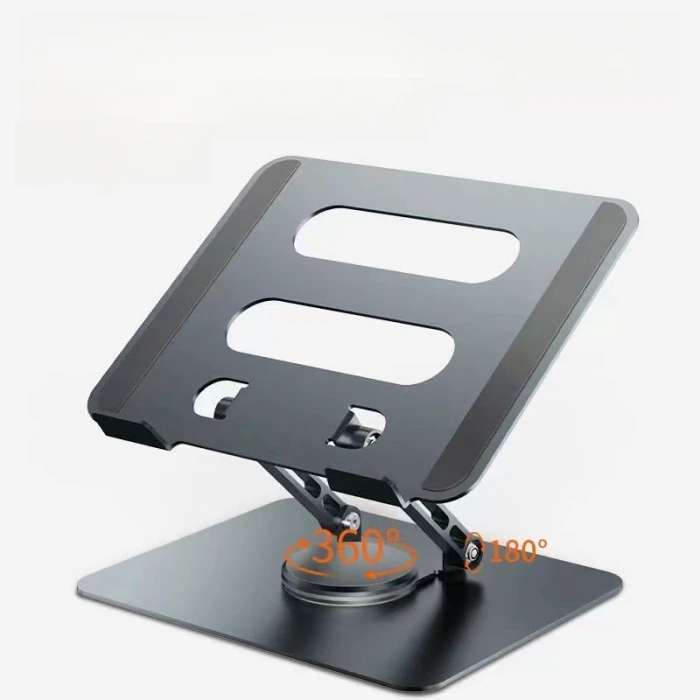 Swivel Laptop Stand Adjustable for Desk Computer Stand Laptop Holder with 360 Rotating Base