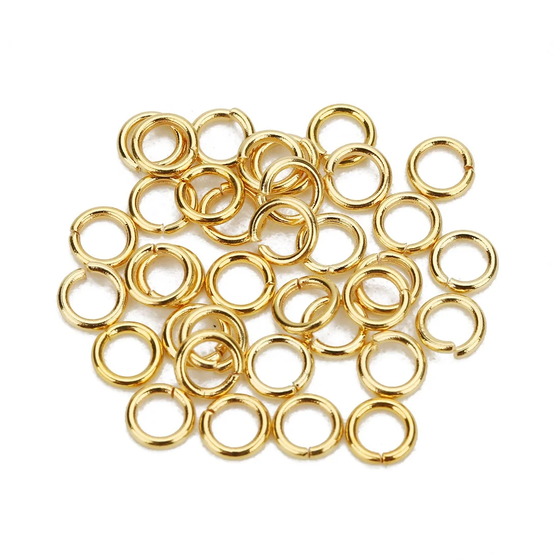 Split Rings Jump ring Connectors bijoux accessories anillo de acero inoxid Joya oro Stainless Steel Open Ring for Jewelry Making