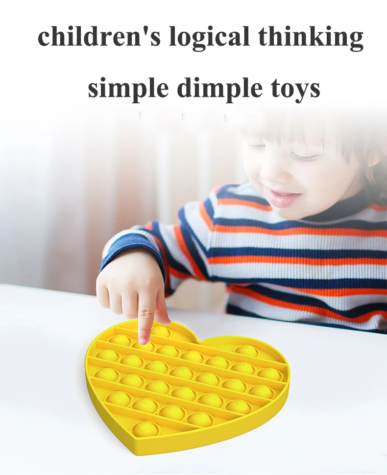 
wholesale interesty sensory push silicone toys kids sensory fidget simple dimple toys 