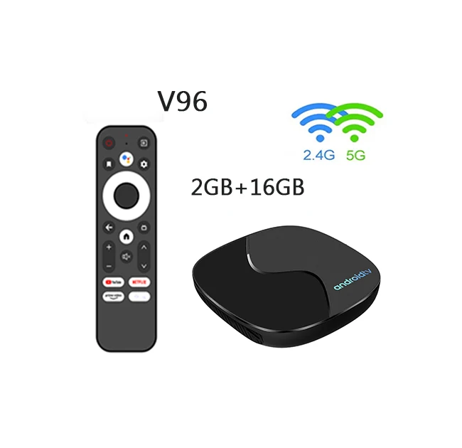 2024 IPTV box V96 8K Strong  Android tv box 2GB 16GB Android10 4K Dual Band WIFI Set Top Box