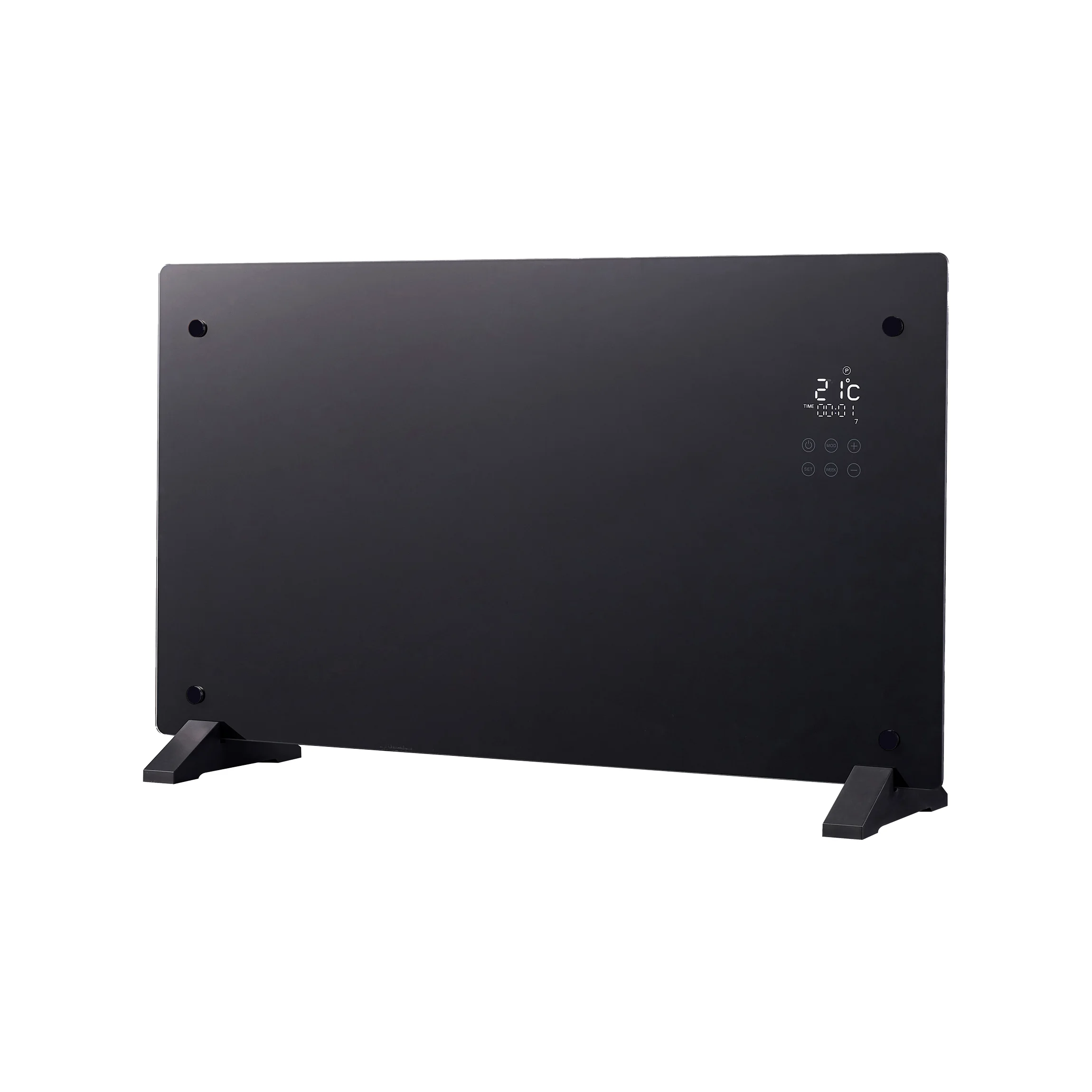 Panel Heater Wall Mounted Infrared Radiant Ceiling Aluminum Room Electrical Glass Home Metal 2000W Freestanding LPL-17 Series