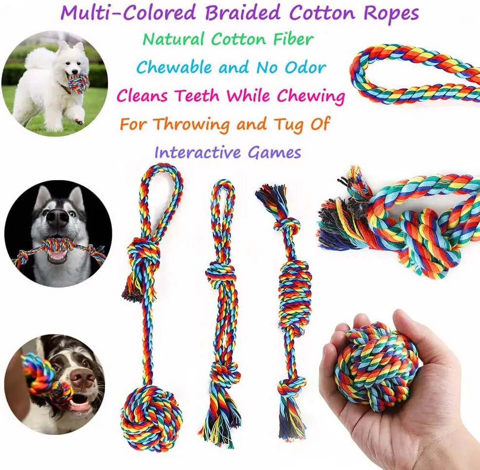 Hot Sales different designs cotton rope dog toys pet pet chew toys pet toys mascotasPopular
