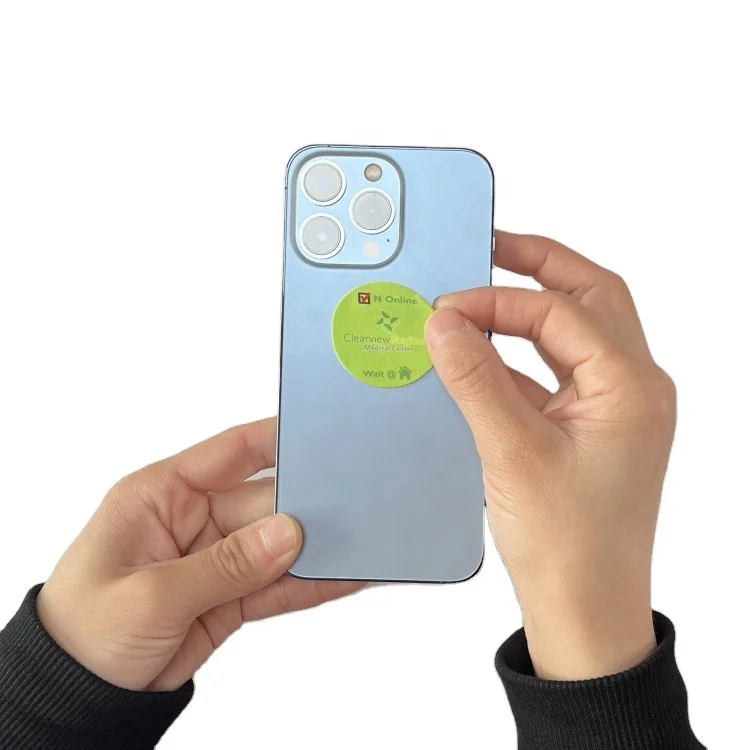 Очиститель экрана мобильного телефона Очиститель объектива завод OEM одноразовые ЖК-визитные карточки из микрофибры липкий дисплей с логотипом