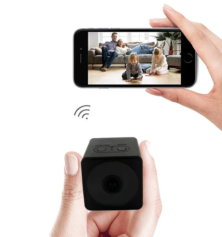 
Continuous 10 Hours Working Time HD 1080P Video IP WiFi Wireless Nanny Invisible Battery Secret Small Mini Spy Hidden Camera 