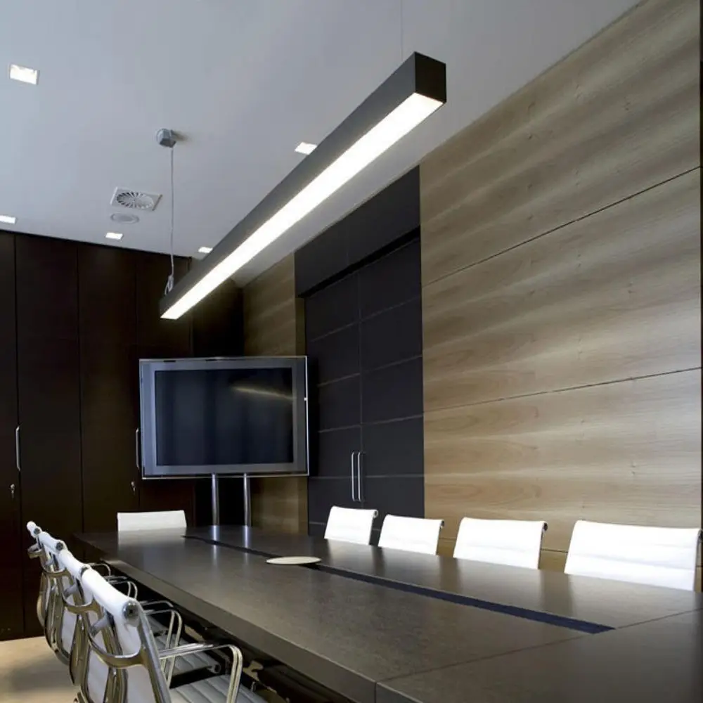 50*75mm LED Alu profile creative can be spliced lamps lanterns shopping malls office cyber cafe gym industrial style chandelier