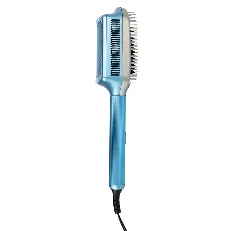 
High-quality ice therapy ion hair straightening comb ice therapy flat iron cold brush hair straightener 
