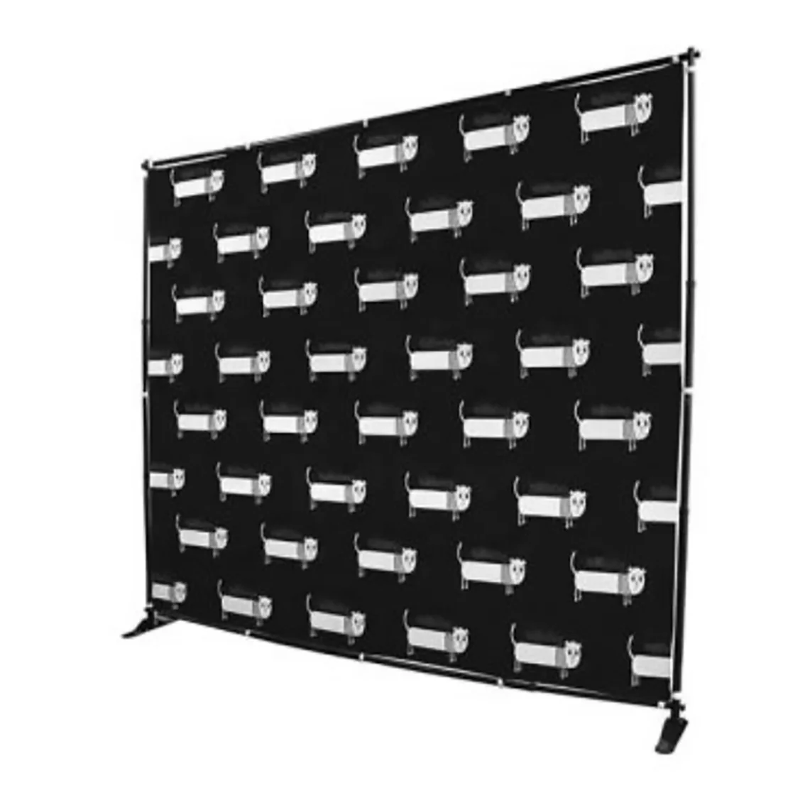 Custom  step and repeat graphic  press conferences Hard-Wearing Adjustable banner