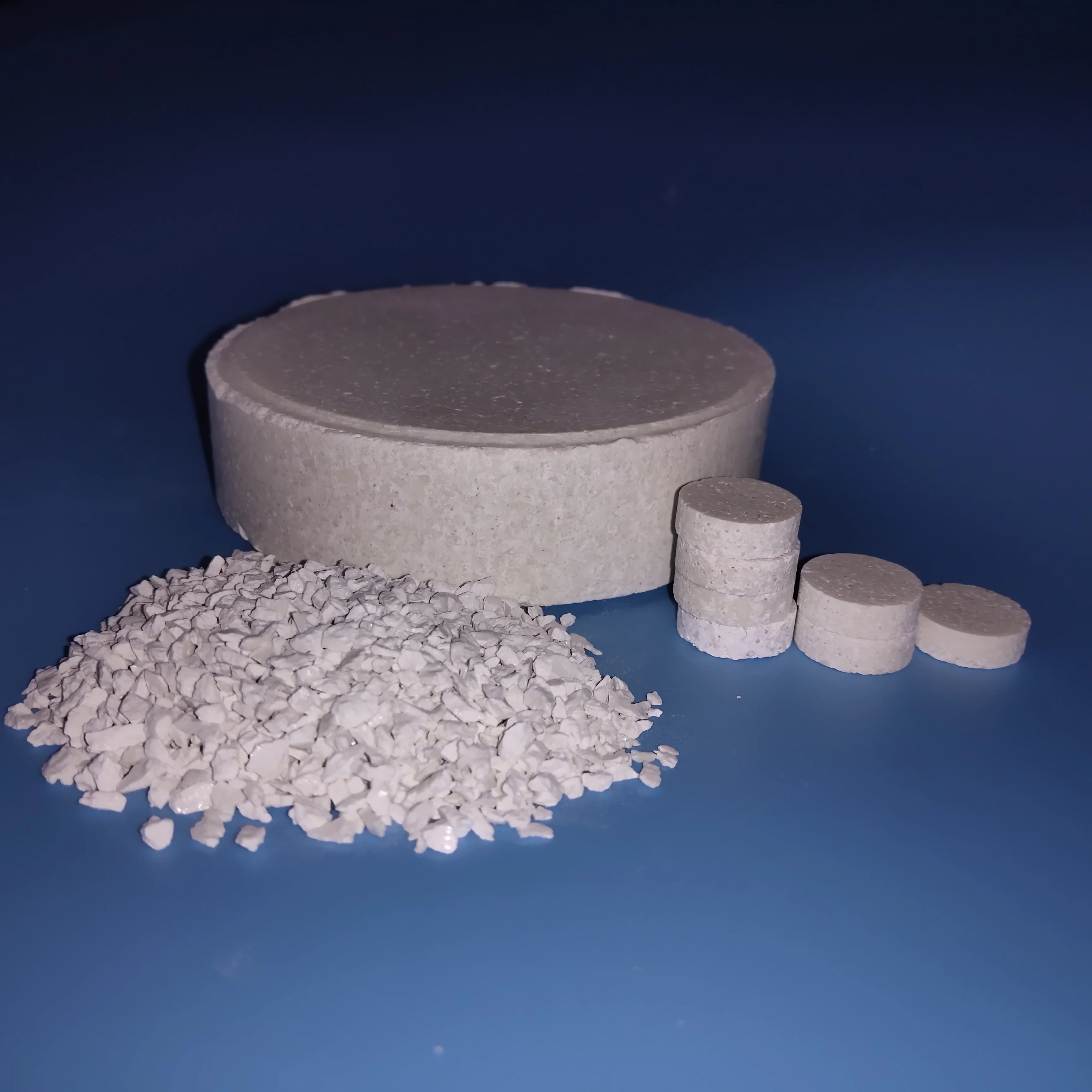 Calcium hypochlorite 65%-70% tablets +calcium hypochlorite manufacture ability 45000 tons per year