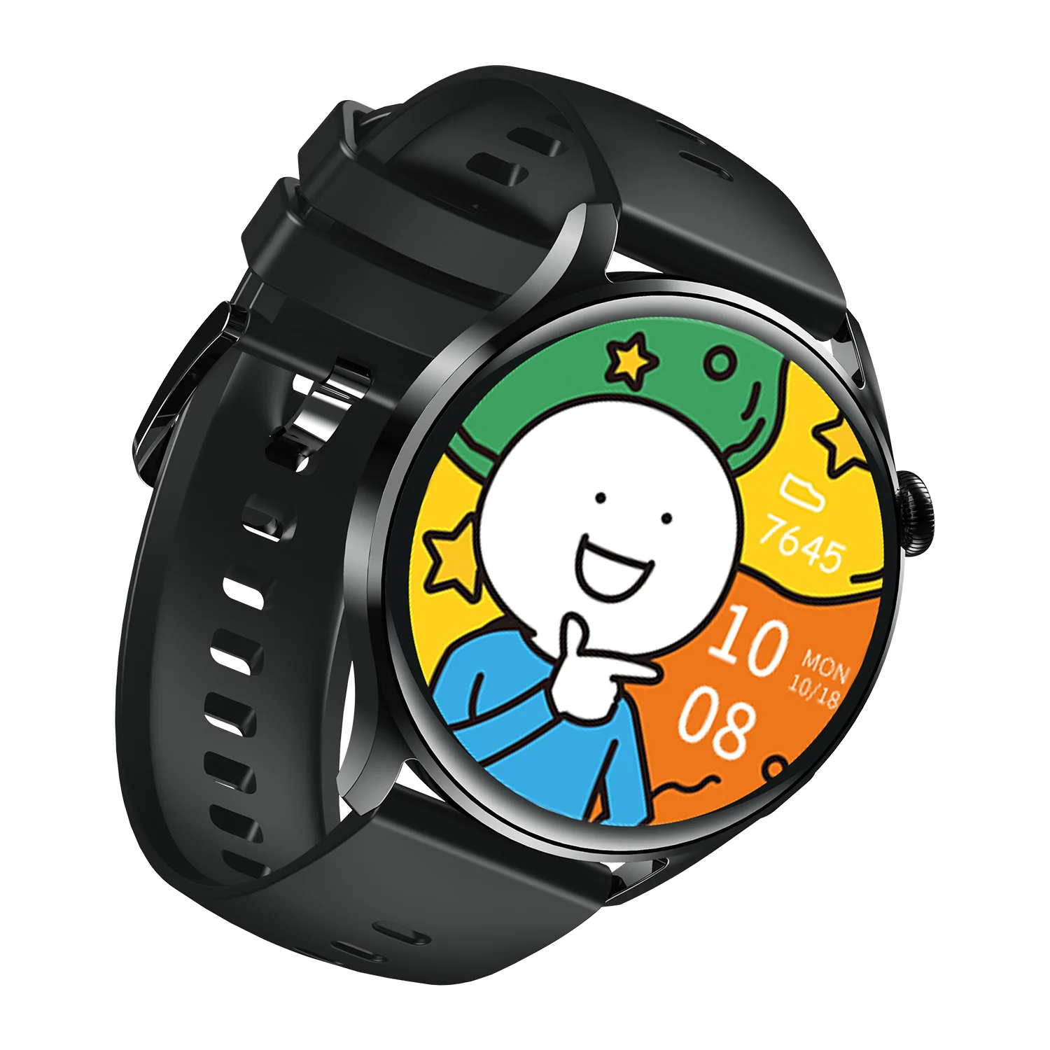 2021 New Product watch 3 Smartwatch BT Call rotatable button Relojs Inteligent Heart Rate Wear 3pro Smart Watch S88 Round Watch