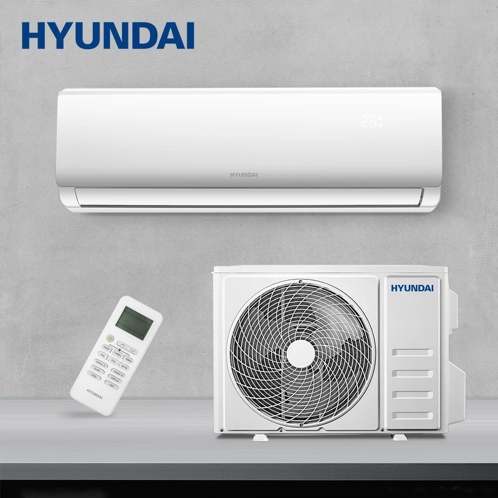HYUNDAI R32 220-240v~50hz New 12000btu Wall Mounted Split Air Conditioner WIFI Controlled Intelligent Inverter for Room Use