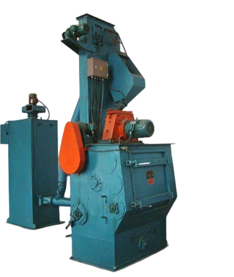 Crawler type bolts and nuts hardware cleaning shot blasting equipment