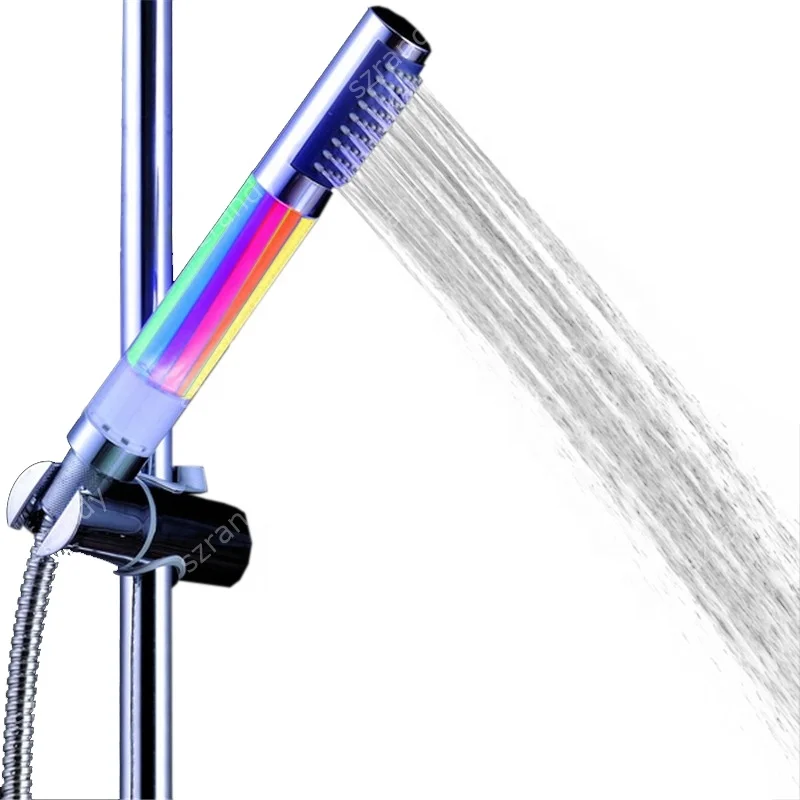 Light Bathroom LED Showers with white Colors with color box