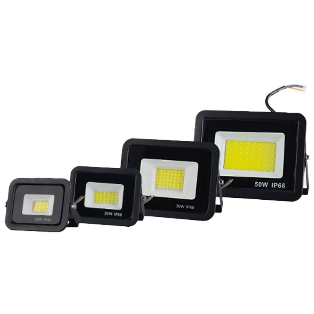 LED new energy-saving LED flood light waterproof IP66AC165-265V high-power LED spot light 10W 20W 30W 50W floodlight
