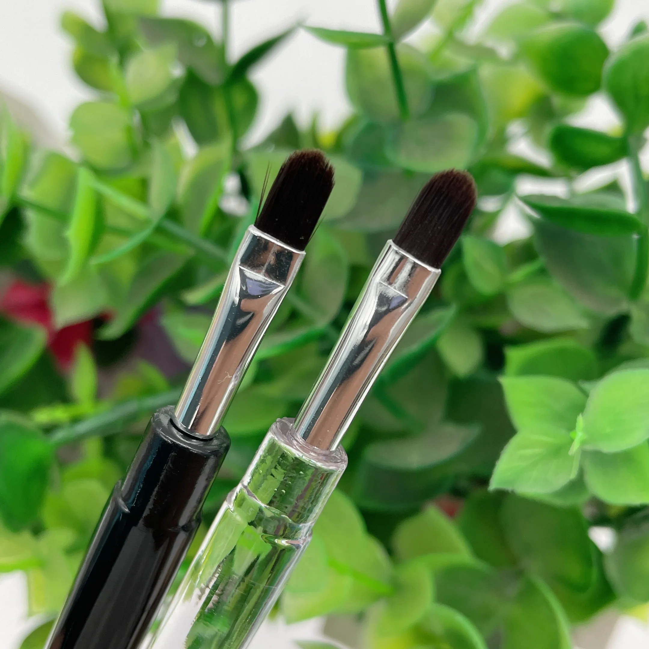 Portable Travel Mini Lipstick Lip Brushes Synthetic Concealer Makeup Brushes Cosmetic Tool with Case