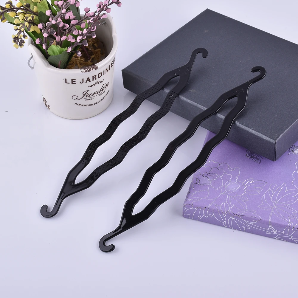 Fashion Professional Women Hair Braiding Tool Girls Centipede Braider Twist Hair Plastic Loop Styling Tools