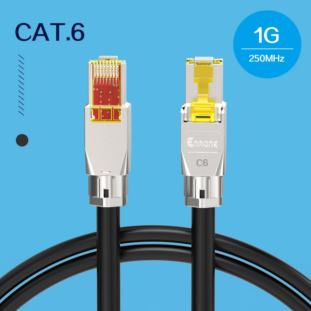Cat8 Ethernet Cable Double Shielded STP 40 Gigabit 2000MHz Cat 8Premium High Speed Network Cable communication cables