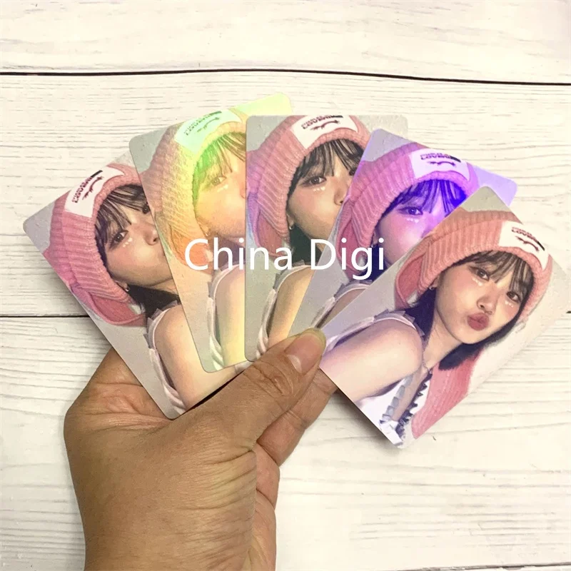 2024 Paper Photocard Kpop Freebies Printing Stars Laser Card Idol Photos Card