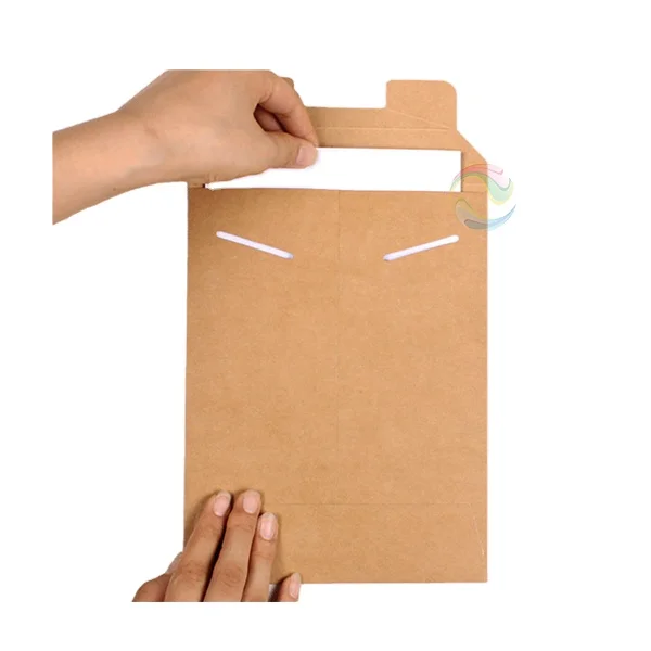 Luxury Custom A4 A5 Size Brown Kraft Paper Envelope Packaging