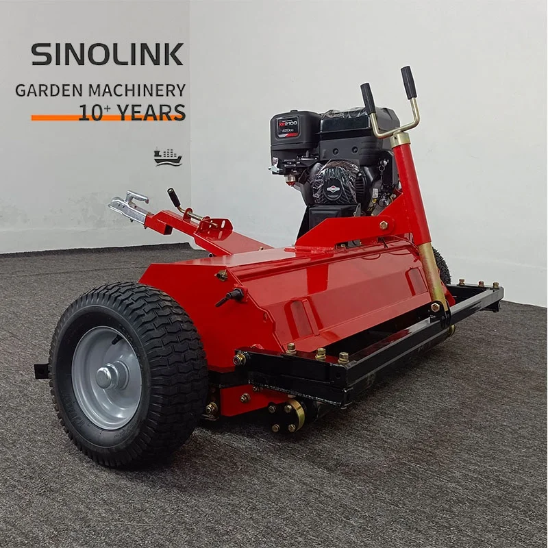 Factory atv lawn flail mower self powered walk behind brush mower law for Garden ATV mower