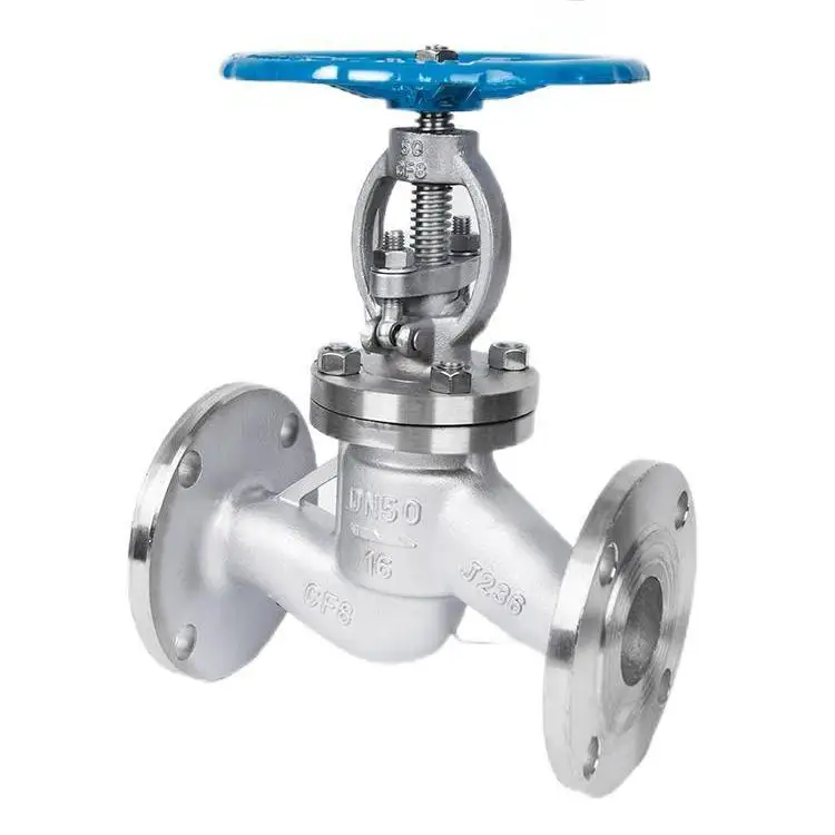 Stainless steel low pressure  globe valve high pressure gas oil steam manual Flange globe valve