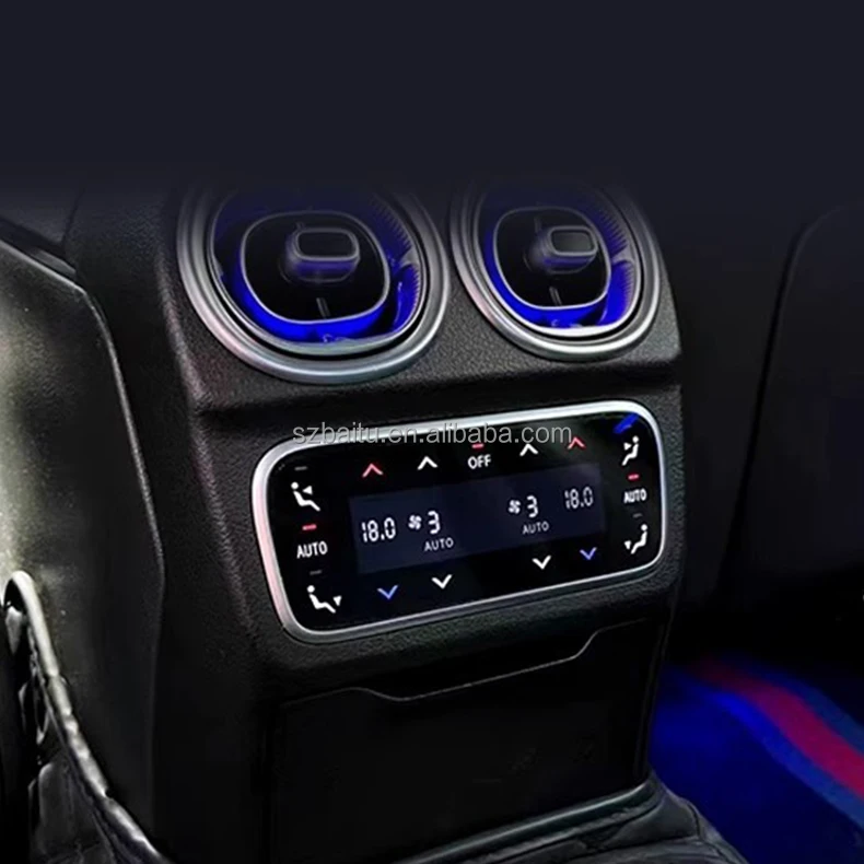 Car LCD Rear Air Conditioning for Mercedes Benz GLC W254 C W206 Car rear air conditioning controller Air Conditioning Switch