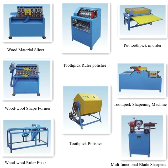 High Speed Wooden toothpick making machine from China