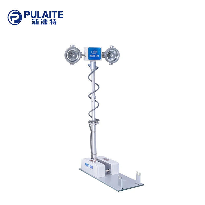 Vehicle Lighting Mast metal halogen lamp ffire vehicle roof mounted led night scan telescopic tower light
