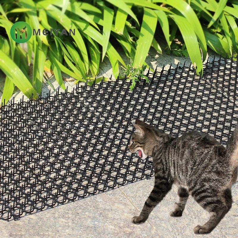 Outdoor and indoor anti cat and dog PP plastic cat scat mat