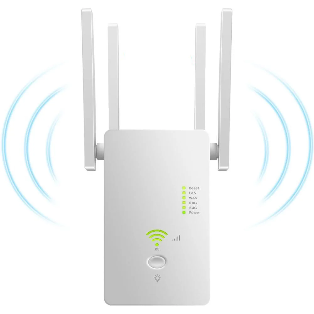  Беспроводной Wi-Fi репитер 1200 Мбит/с 2 4 ГГц и 5 8